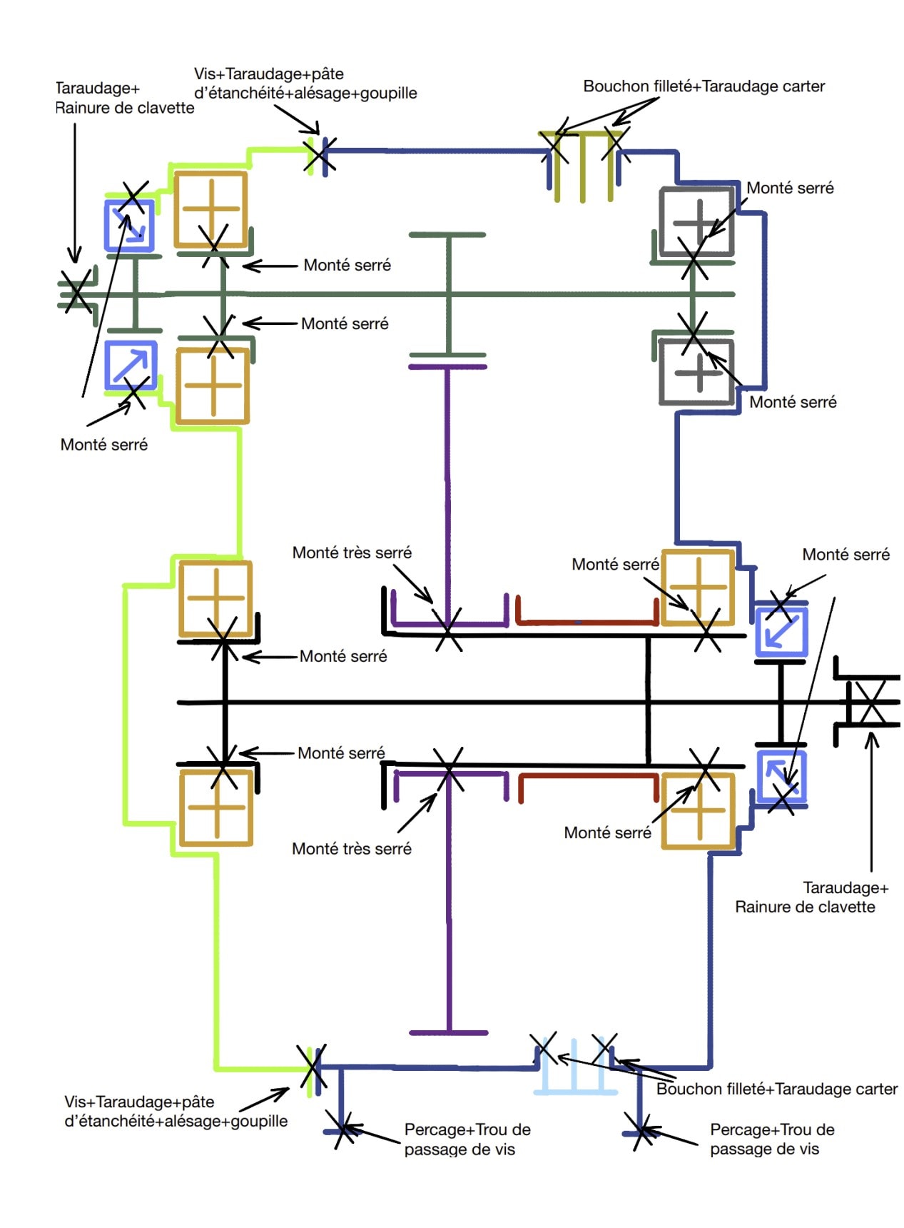 Helical Gearbox — Full Mechanical Design